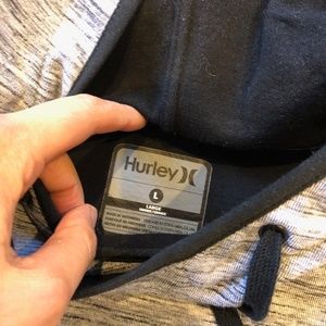 Hurley Tops - Hurley Phantom Hoodie Size Large Gray Hurley Tops - Hurley Phantom Hoodie Size Large Gray